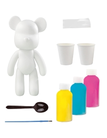 Splat Planet kūrybinis rinkinys Marble Bear, neonas