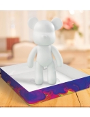 Splat Planet kūrybinis rinkinys Marble Bear, neonas