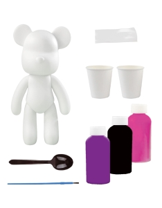 Splat Planet kūrybinis rinkinys Marble Bear, rožinis