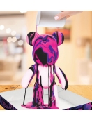 Splat Planet kūrybinis rinkinys Marble Bear, rožinis