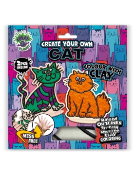 Splat Planet kūrybinis modelino rinkinys su medinėmis Katytėmis