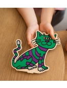 Splat Planet kūrybinis modelino rinkinys su medinėmis Katytėmis