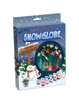 Splat Planet 3D medinis paveikslas, Kalėdinis sniego gaublys