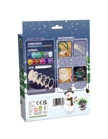 Splat Planet 3D medinis paveikslas, Kalėdinis sniego gaublys