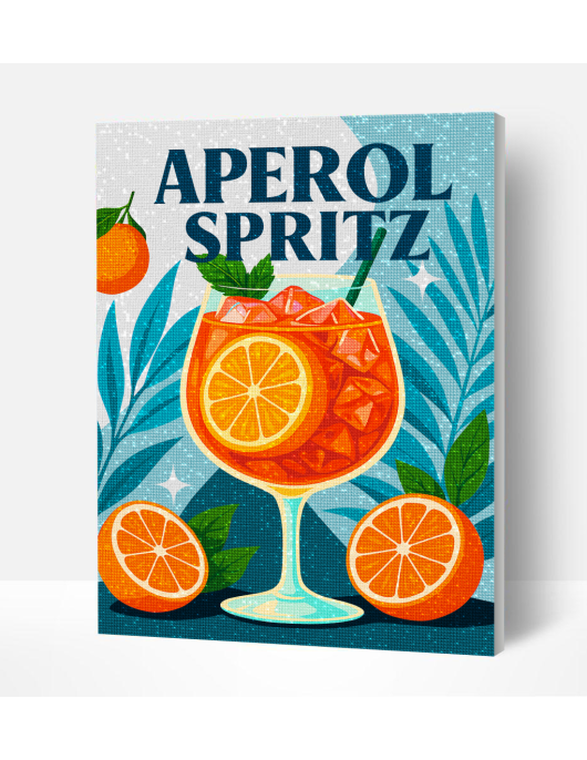 Splat Planet deimantinė dėlionė APEROL SPRITZ 30x40 cm Splat Planet deimantinė dėlionė APEROL SPRITZ 30x40 cm