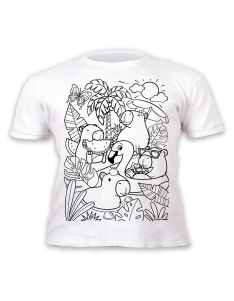 Splat Planet marškinėliai su flomasteriais Kapibara