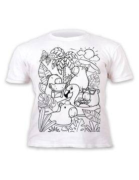 Splat Planet marškinėliai su flomasteriais Kapibara