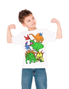 Splat Planet marškinėliai su flomasteriais Dinozaurai
