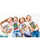 Splat Planet marškinėliai su flomasteriais, Undinėlė