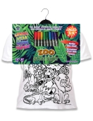 Splat Planet marškinėliai su flomasteriais, Zoologijos sodas