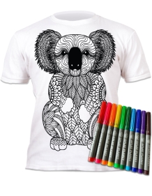 Splat Planet marškinėliai su flomasteriais Koala