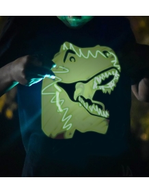 Splat Planet šviečiantys tamsoje marškinėliai, Dinozauras