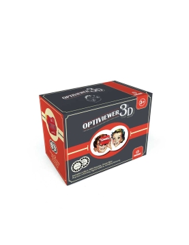 Svoora retro 3D akiniai Optiviewer su 2 diskais