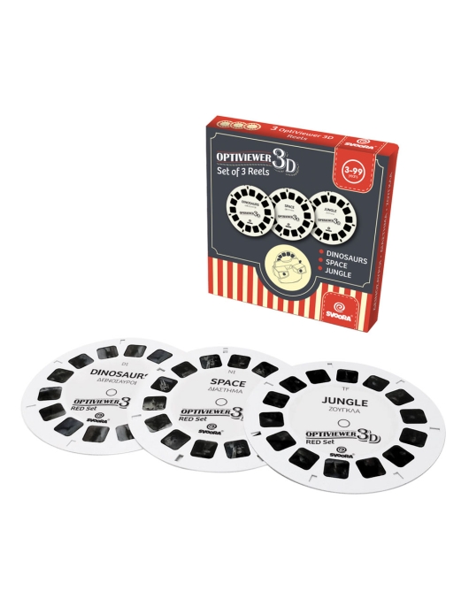 Svoora retro 3D akinių diskų papildymas A, 3 vnt. Svoora retro 3D akinių diskų papildymas A, 3 vnt.