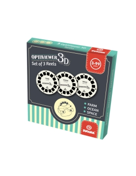 Svoora retro 3D akinių diskų papildymas B, 3 vnt.