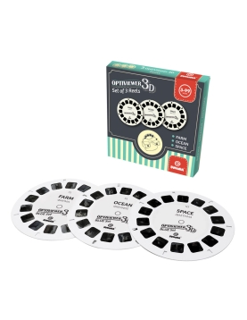 Svoora retro 3D akinių diskų papildymas B, 3 vnt.