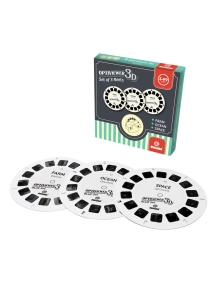 Svoora retro 3D akinių diskų papildymas B, 3 vnt.