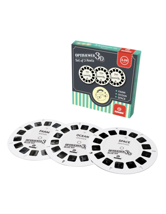 Svoora retro 3D akinių diskų papildymas B, 3 vnt.