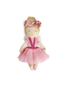 Svoora medžiaginė lėlė balerina, 20 cm