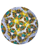 Svoora kaleidoskopas su tūbele, Margi raštai, 10 cm Svoora kaleidoskopas su tūbele, Margi raštai, 10 cm