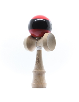 Kendama žaislas, medinis/raudonas