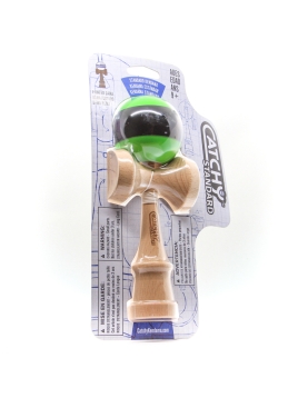 Kendama žaislas, medinis/žalias