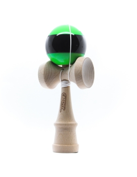 Kendama žaislas, medinis/žalias