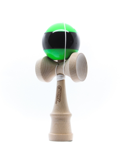 Kendama žaislas, medinis/žalias