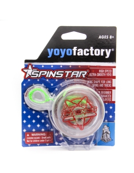 YoYo žaislas Spinstar-LED raudonas, šviečia