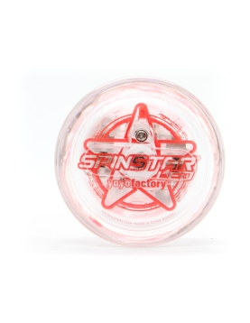 YoYo žaislas Spinstar-LED raudonas, šviečia