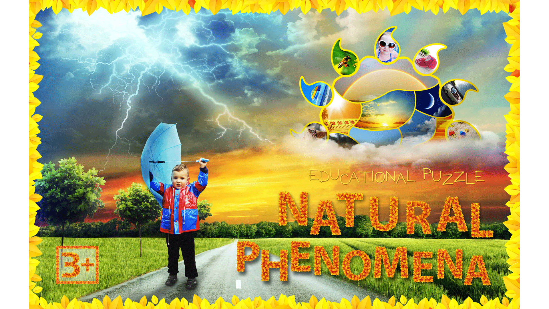 Dėlionė Natural Phenomena, 3+